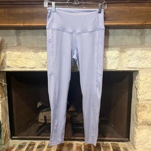 Zella Capri length ribbed knit leggings